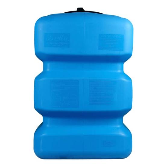Cuve récupération eau de pluie 500L - Réservoir aérien compact bleu - Polyéthylène - ELBI CPN - Image 6