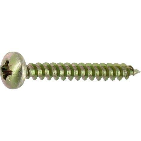 Sachet de vis à bois aggloméré et MDF tête ronde Pozi ABI- VYNEX – 310178019