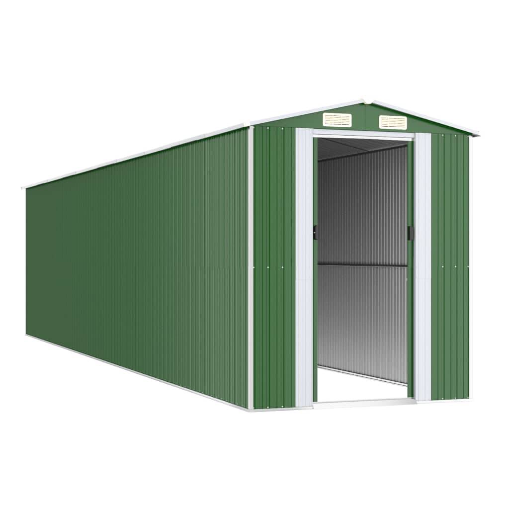 Vidaxl - Abri de jardin Vert 192x855x223 cm Métal galvanisé vidaXL 3147435 - Image 8