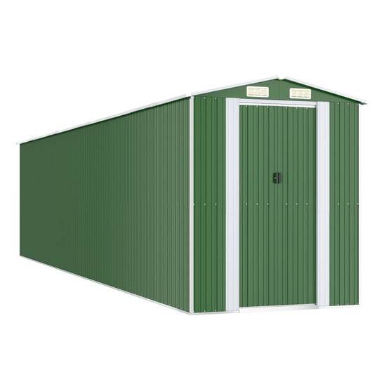 Vidaxl - Abri de jardin Vert 192x855x223 cm Métal galvanisé vidaXL 3147435 - Image 2