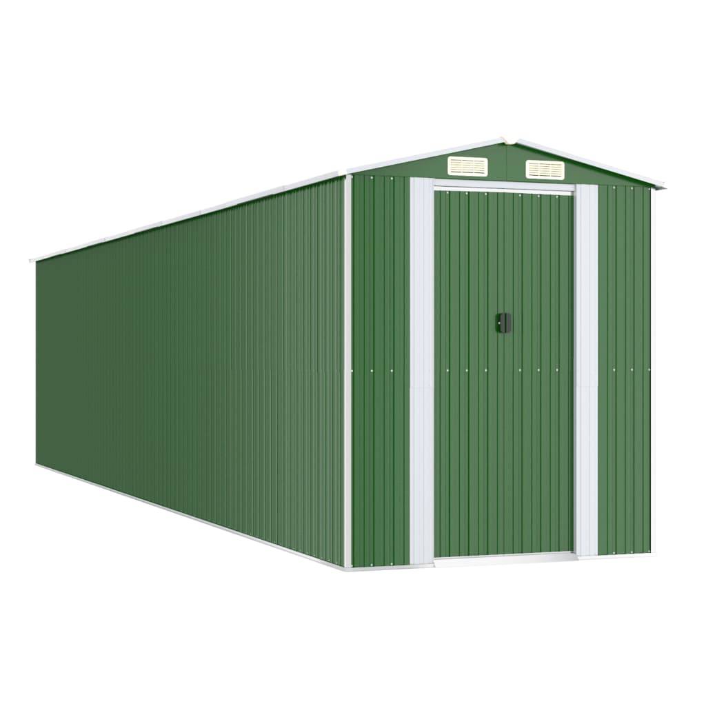 Vidaxl - Abri de jardin Vert 192x855x223 cm Métal galvanisé vidaXL 3147435 - Image 2