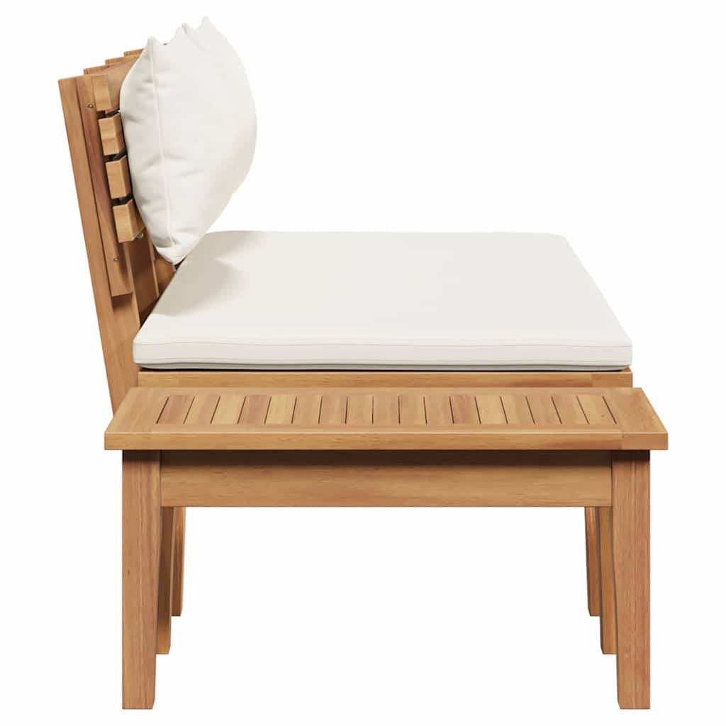 ComfortXL - Salon de Jardin Teck Massif Banc 2 Places et Table Basse pour Terrasse Extérieur Marron – ComfortXL Outdoor Living - Image 9