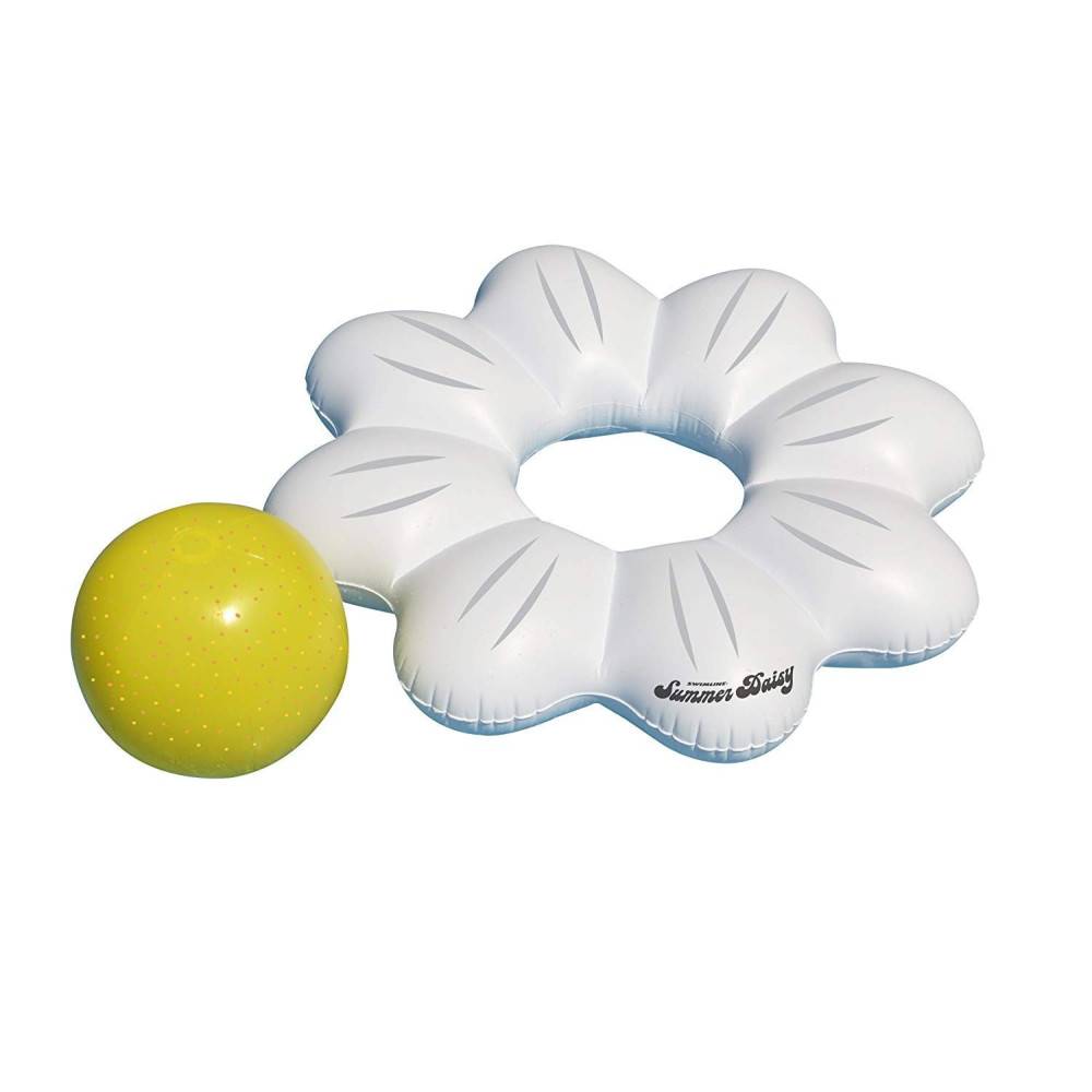 SWIMLINE - Marguerite bouée flottante + ballon pour jeux piscine - Image 2