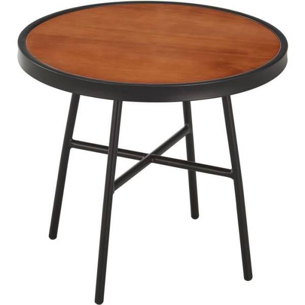 MARKET24 - Salon de jardin SUMATRA : table basse + 2 fauteuils - Résine tressée écrue - Image 5