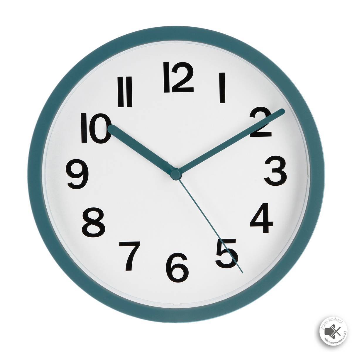 Atmosphera - Horloge "Loly" en plastique D22cm - Atmosphera Créateur d'intérieur - Image 1