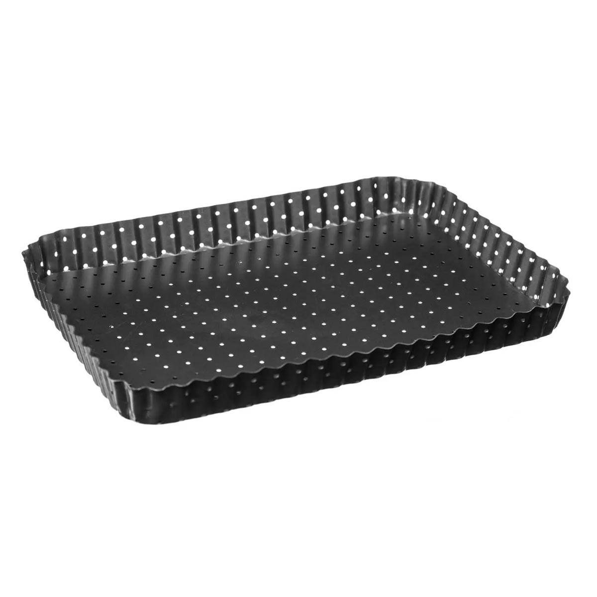 Moule Rectangulaire en Métal "Amovible" 31cm Gris - Image 1