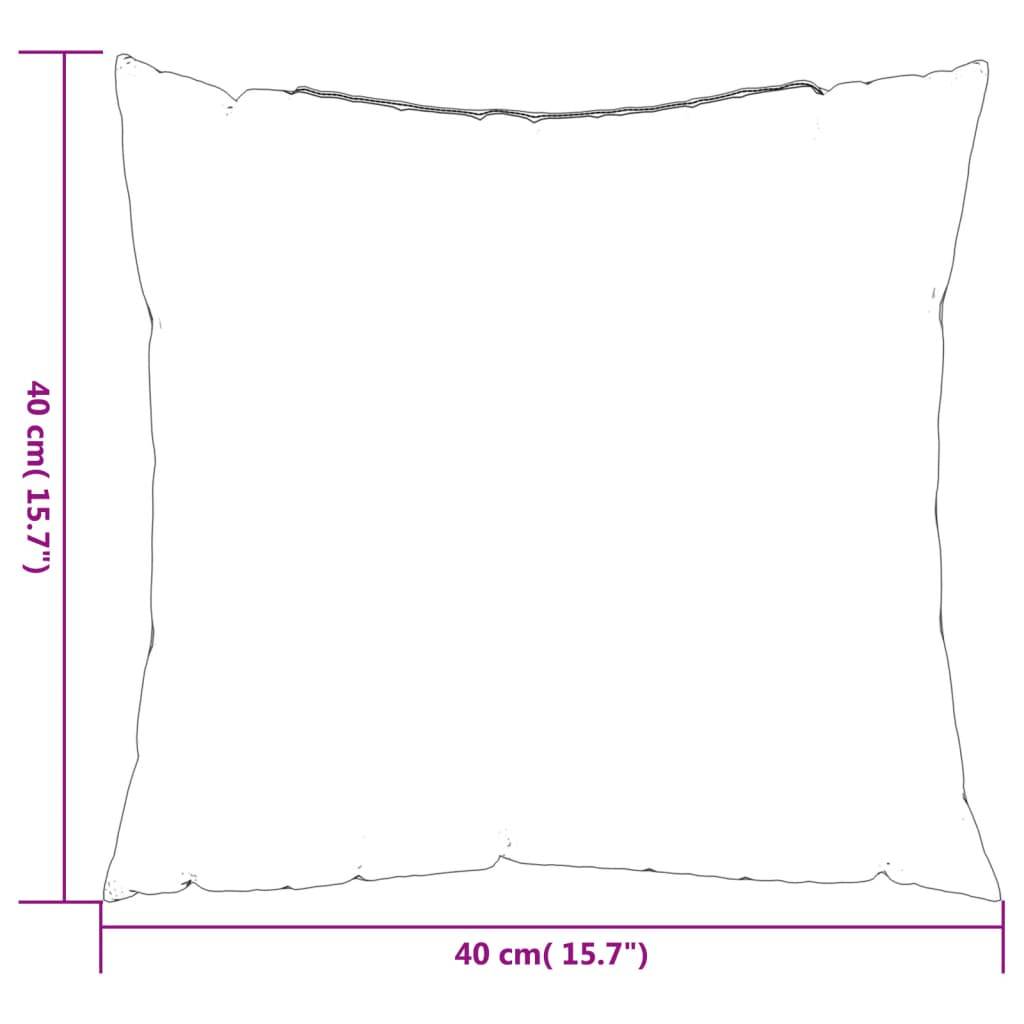 Lot de 4 Coussins de Canapé Polyester Imperméable Décoratifs pour Jardin et Salon Anthracite 40x40cm – ComfortXL Outdoor Living - Image 8