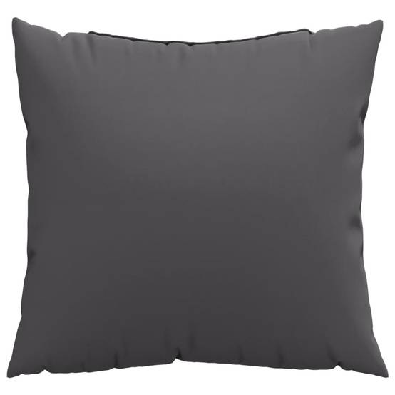 Lot de 4 Coussins de Canapé Polyester Imperméable Décoratifs pour Jardin et Salon Anthracite 40x40cm – ComfortXL Outdoor Living - Image 3