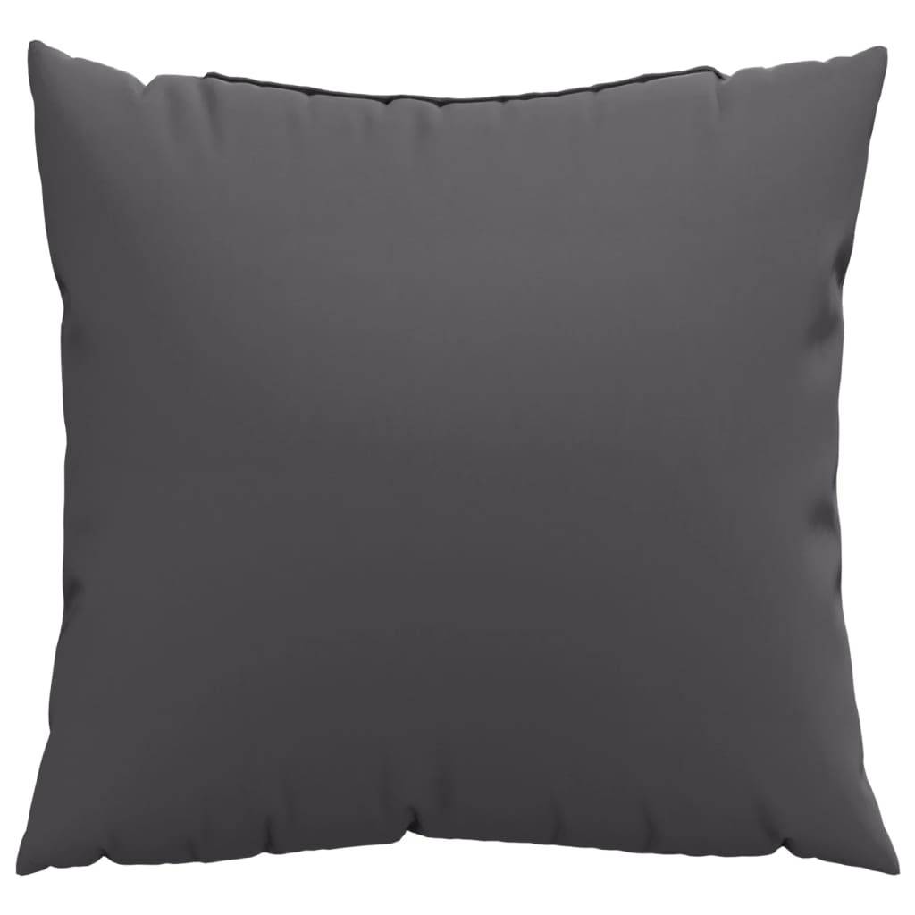 Lot de 4 Coussins de Canapé Polyester Imperméable Décoratifs pour Jardin et Salon Anthracite 40x40cm – ComfortXL Outdoor Living - Image 3