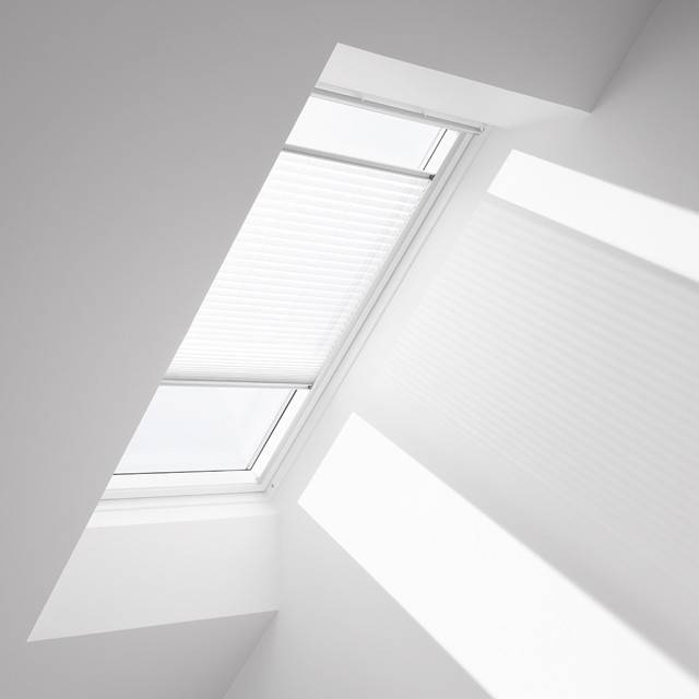 Velux France - Store plissé Blanc 55x98 cm VELUX - FHL CK04 1016S - Image 1