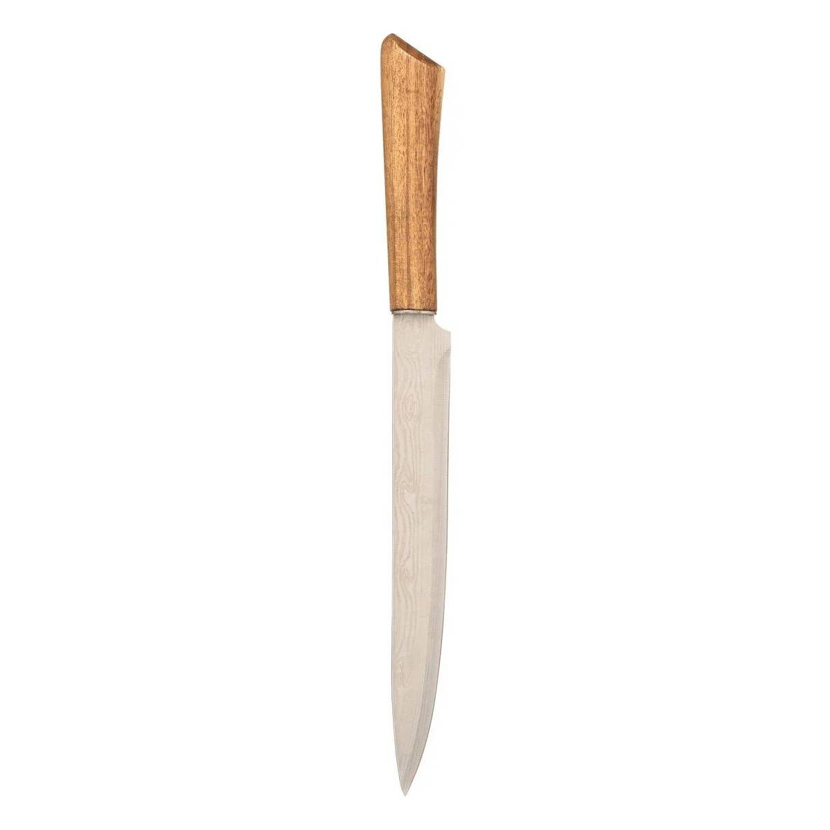 Bloc 5 Couteaux en Bois "Acacia" 36cm Marron - Image 4