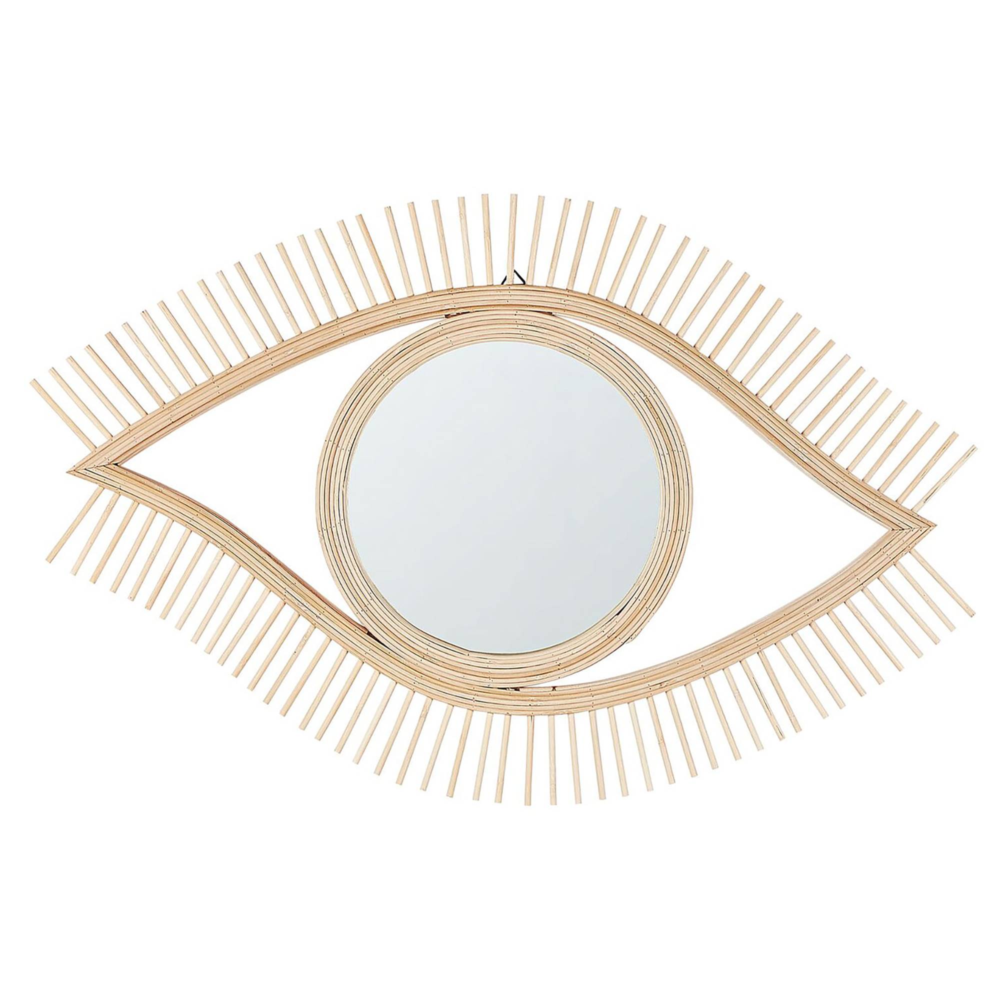 Beliani - Miroir décoratif Bambou Naturel SOYOPA - Beliani - Image 2