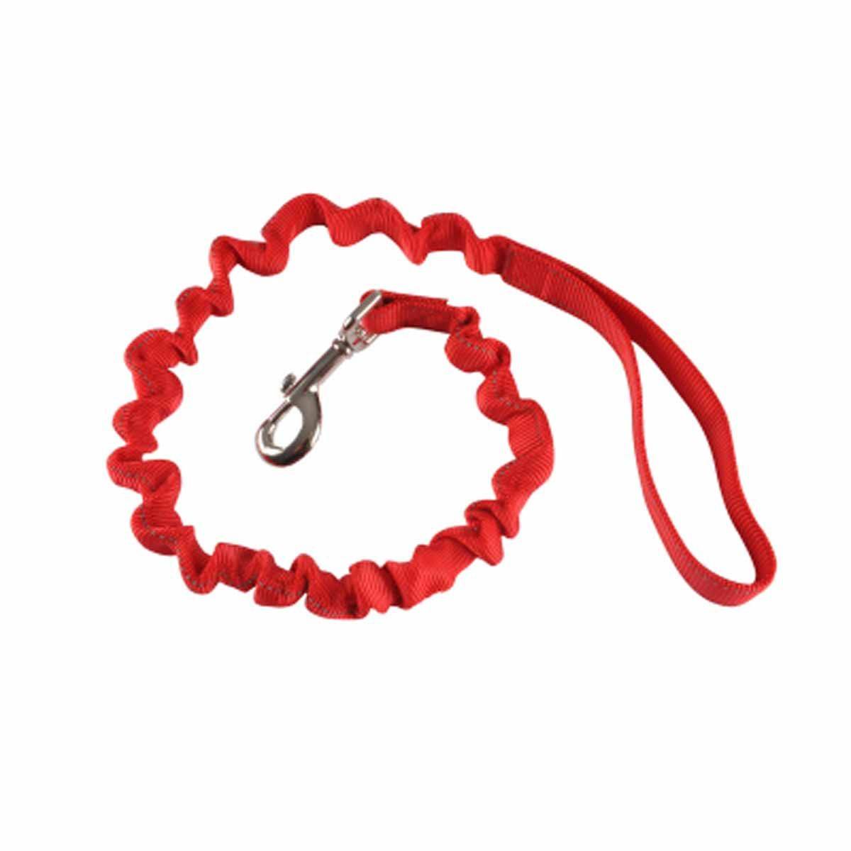 Laisse Chien Anti à Coups "Essentiel" 120cm Rouge - Image 1