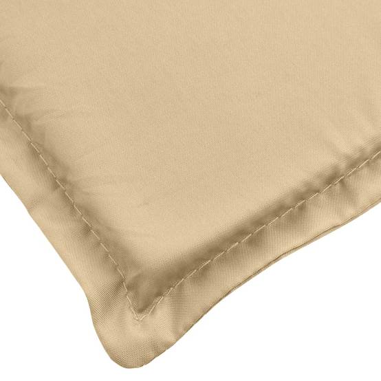 ComfortXL - Lot de 6 Coussins Dossier Bas Tissu Polyester Anti-glisse pour Chaise de Jardin Beige Mélangé 100x50cm – ComfortXL Outdoor Living - Image 9