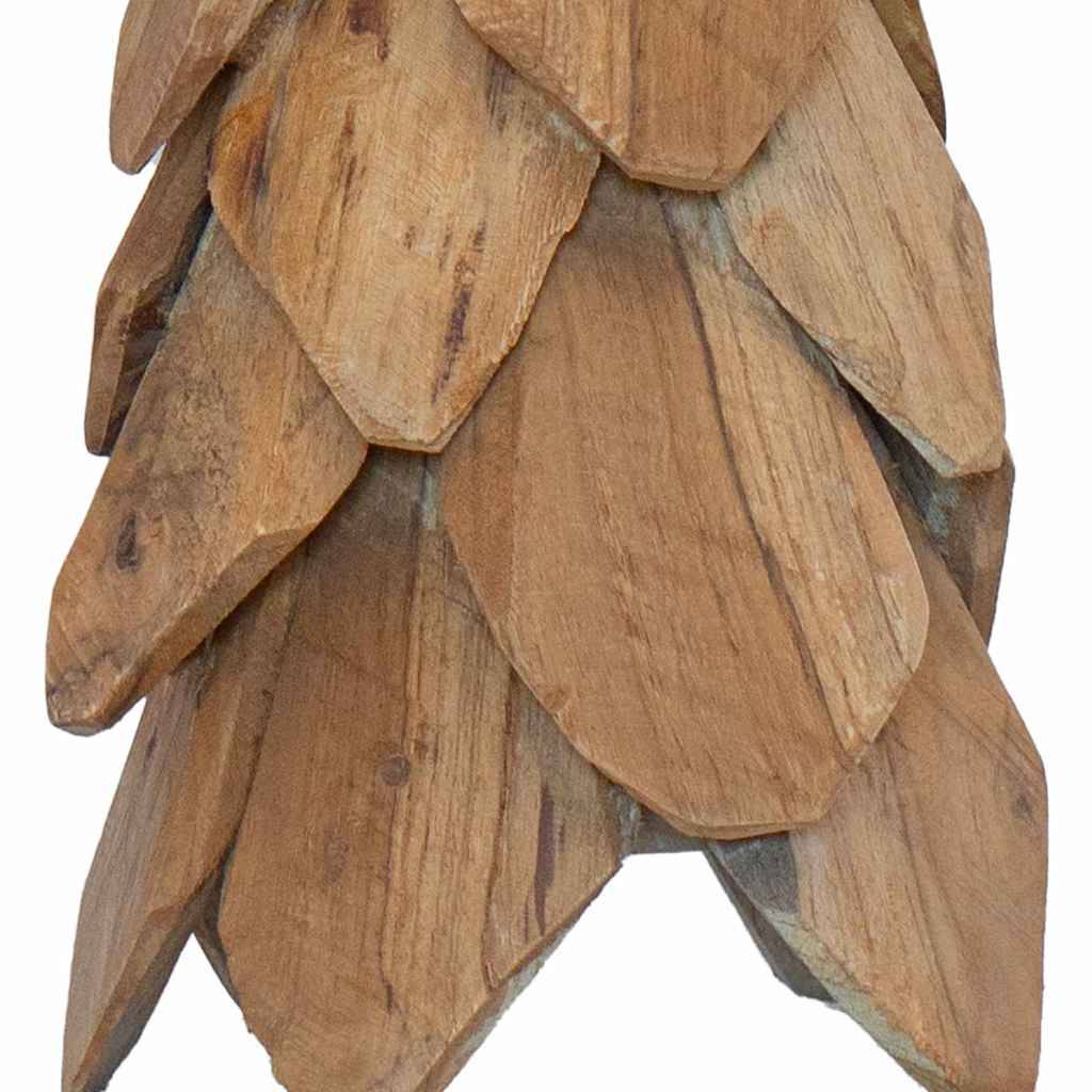 Maison Chic - Sapin de Noël | Arbre de Noël avec support Marron 51 cm Bois de teck solide Maison Chic - Image 9