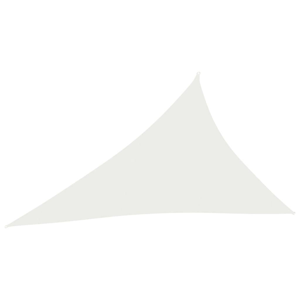 Helloshop26 - Voile toile d'ombrage parasol 160 g/m² PEHD 3 x 4 x 5 m blanc - Image 1