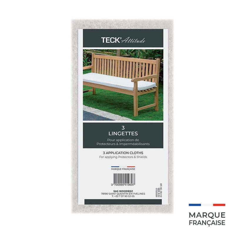 3 lingettes pour application des protecteurs - TECK'Attitude