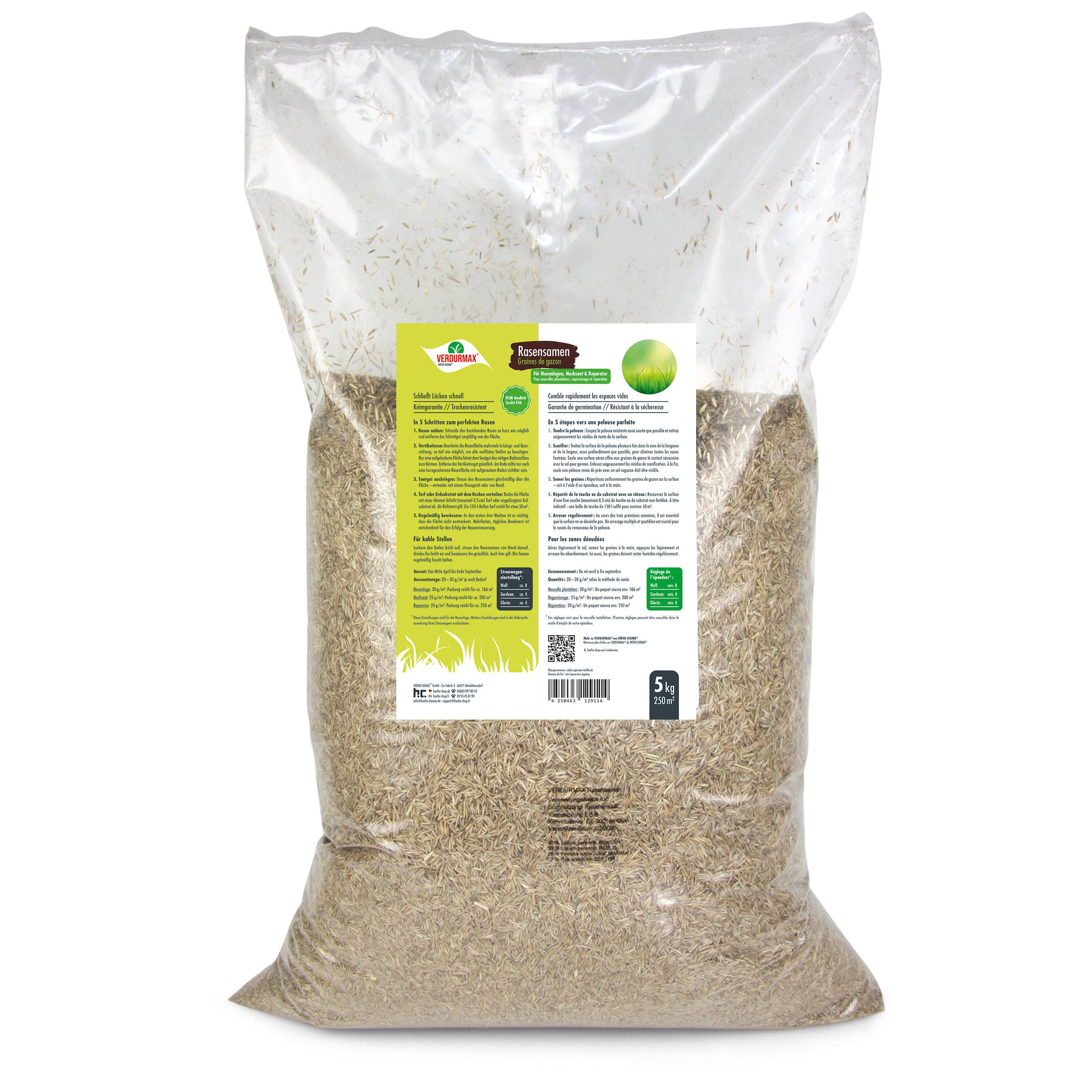5 kg VERDURMAX® Semences de gazon x 4 - Image 3
