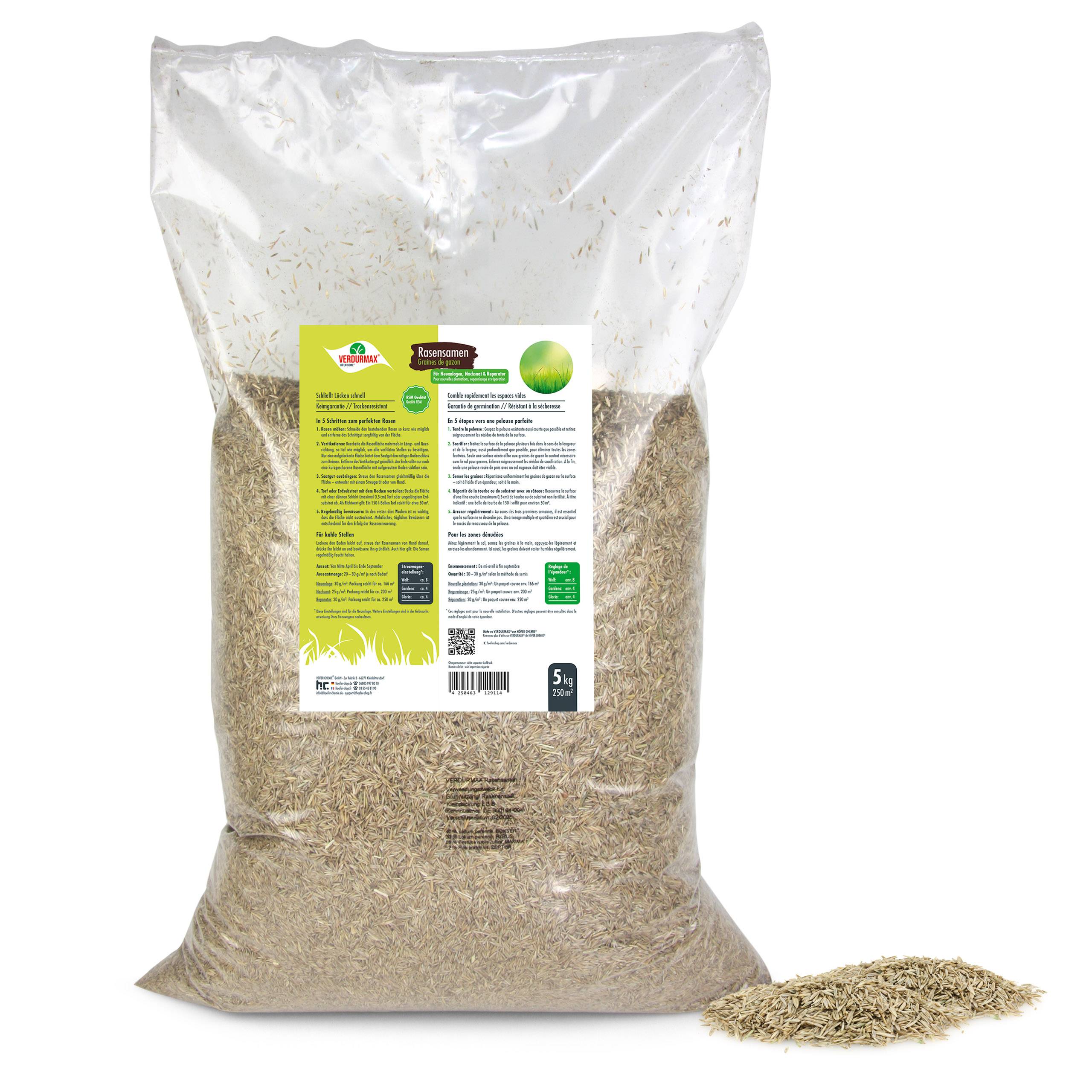 5 kg VERDURMAX® Semences de gazon x 4 - Image 2