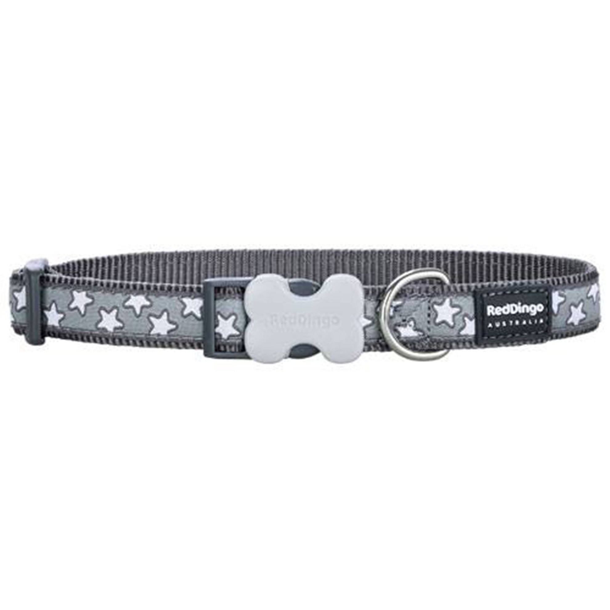 Collier chien Red Dingo gris étoiles blanches Taille : T3 RED DINGO