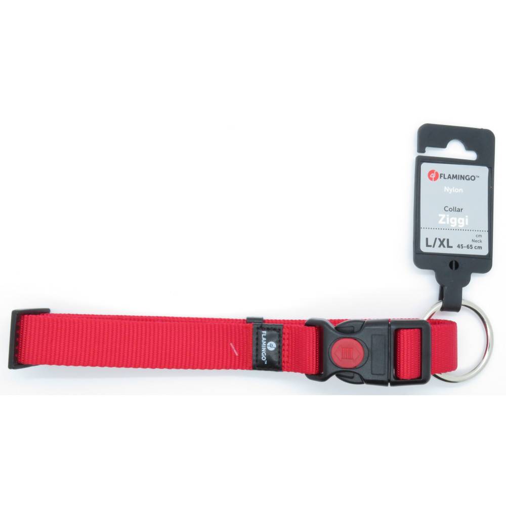 Collier Ziggi rouge 45 -65 cm 25 MM  taille L pour chien - Image 2