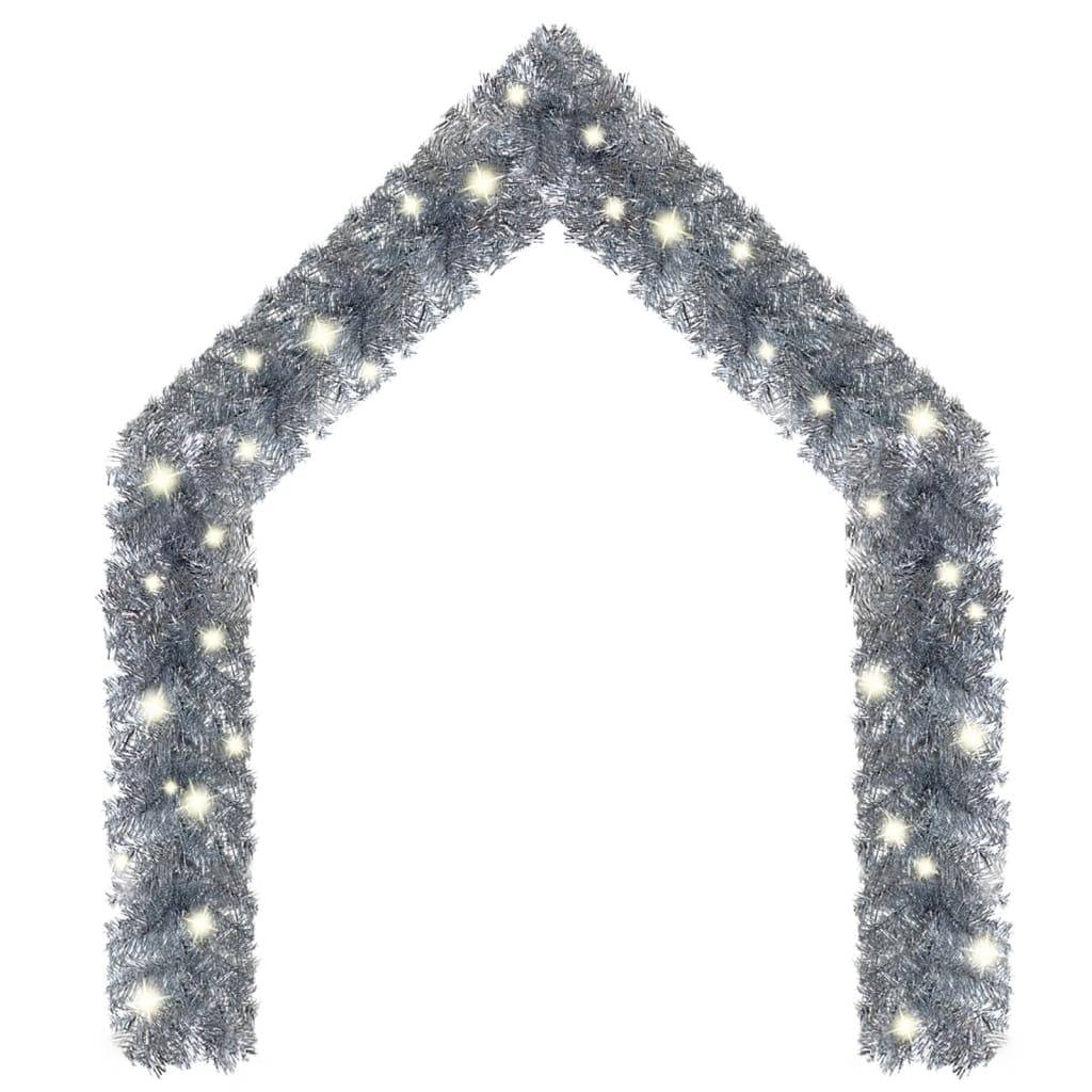 Guirlande de Noël Lumineuse PVC Décoration Scintillante 300 LED Argenté 20 m – ComfortXL Outdoor Living - Image 2