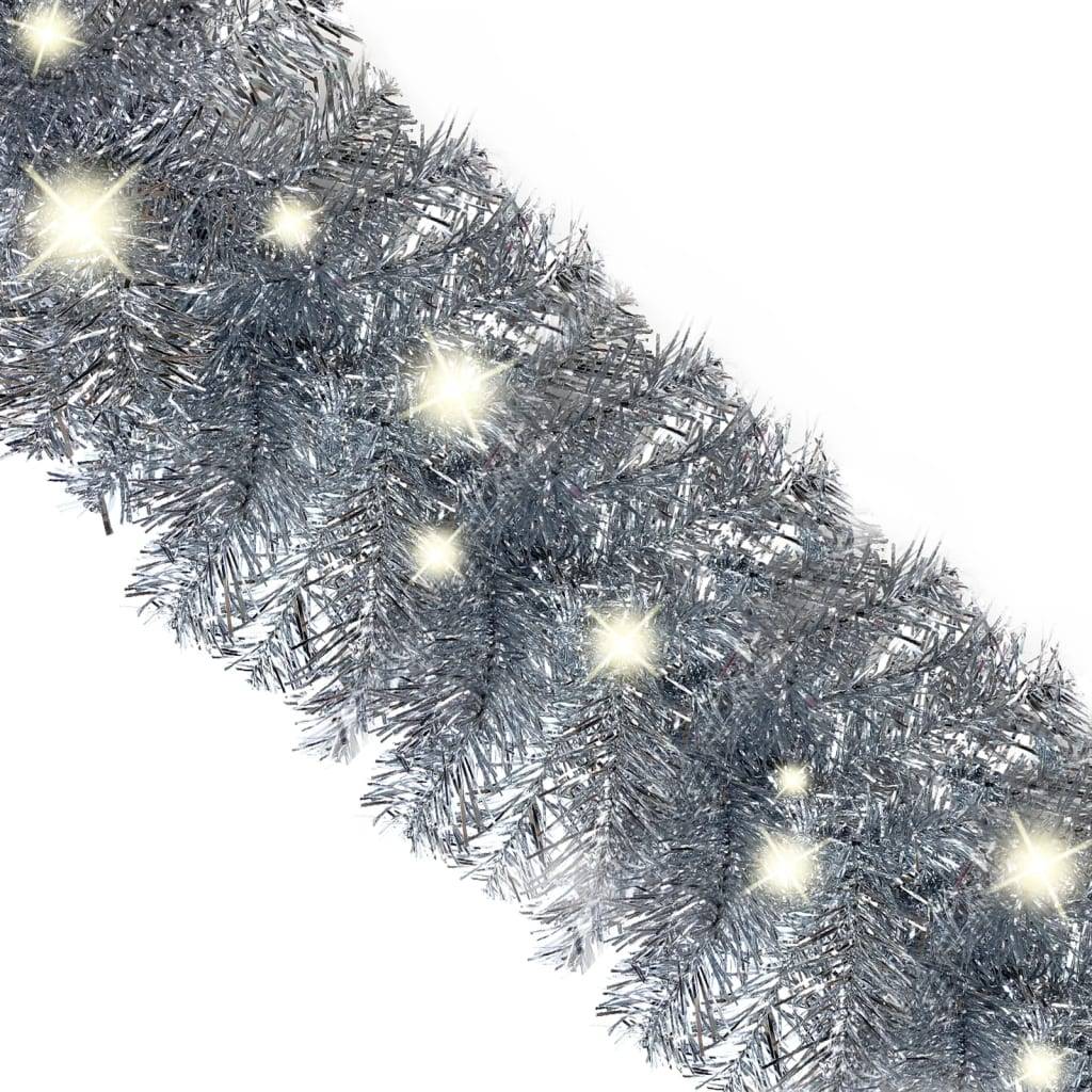 Guirlande de Noël Lumineuse PVC Décoration Scintillante 300 LED Argenté 20 m – ComfortXL Outdoor Living - Image 5