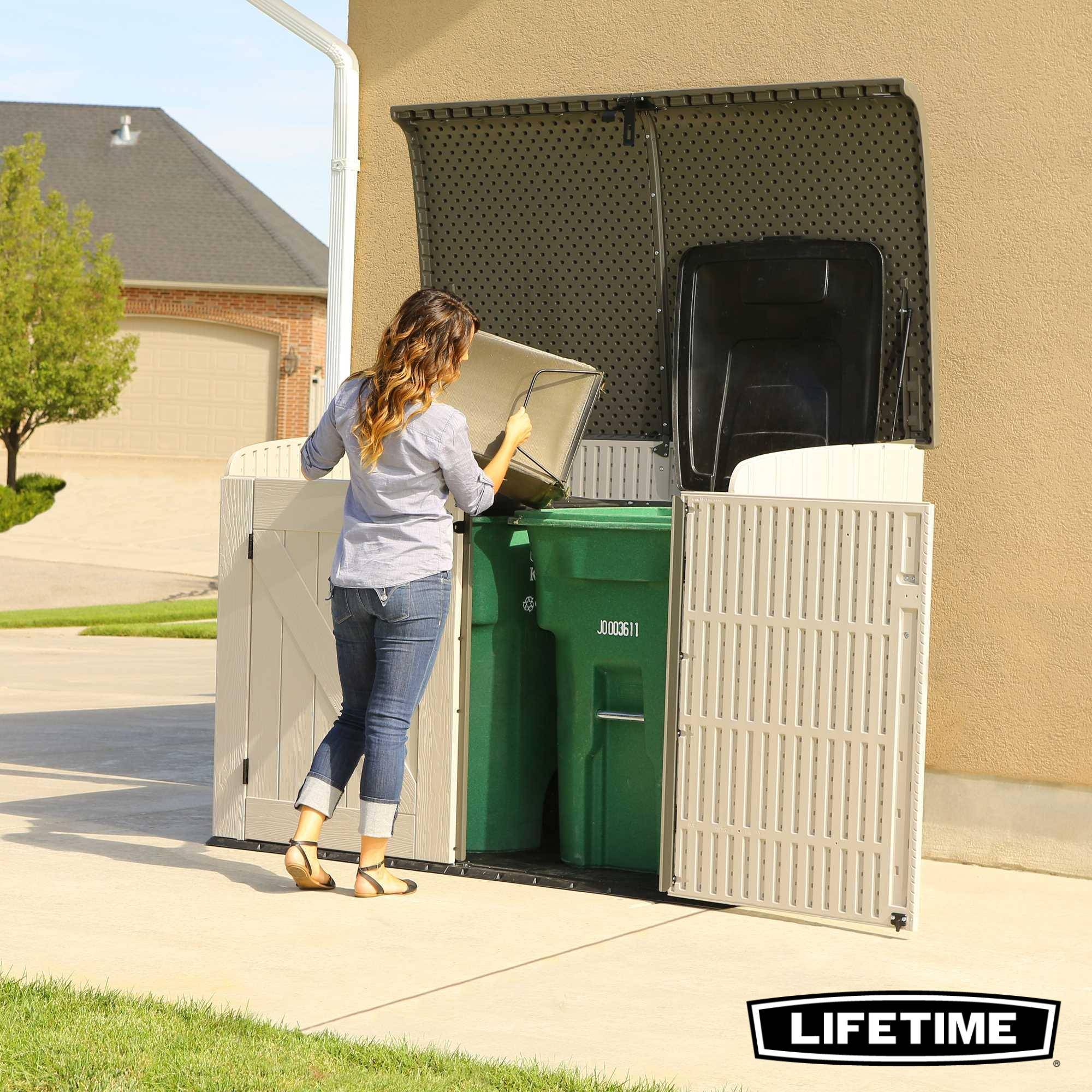Lifetime - Abri horizontal d'exterieur résine 2123L / 2.1 m3 LIFETIME #60170 - Image 6