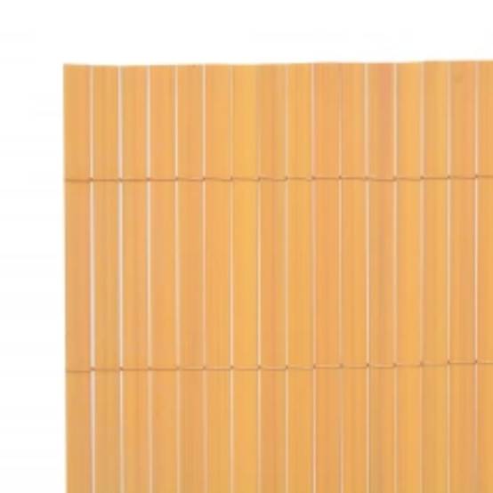 Clôture de jardin double face PVC jaune 110 x 500 cm - PANGIVO - Image 5