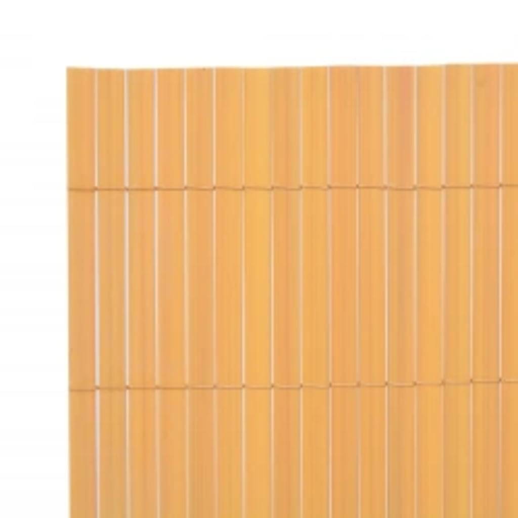 Clôture de jardin double face PVC jaune 110 x 500 cm - PANGIVO - Image 5
