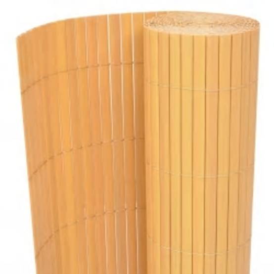 Clôture de jardin double face PVC jaune 110 x 500 cm - PANGIVO - Image 2