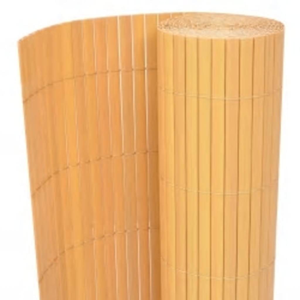 Clôture de jardin double face PVC jaune 110 x 500 cm - PANGIVO - Image 2