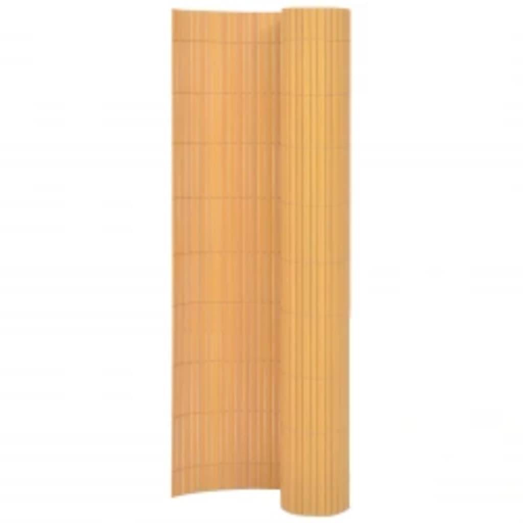 Clôture de jardin double face PVC jaune 110 x 500 cm - PANGIVO - Image 1