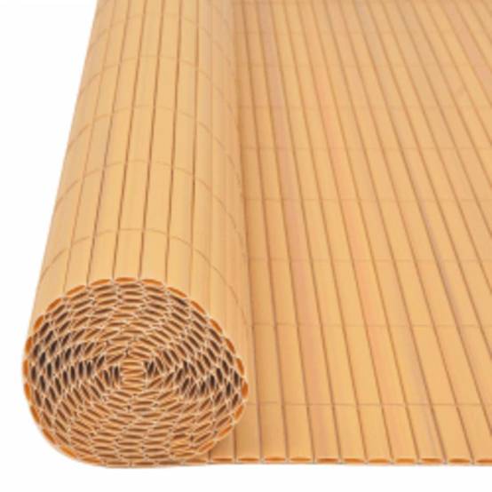 Clôture de jardin double face PVC jaune 110 x 500 cm - PANGIVO - Image 4