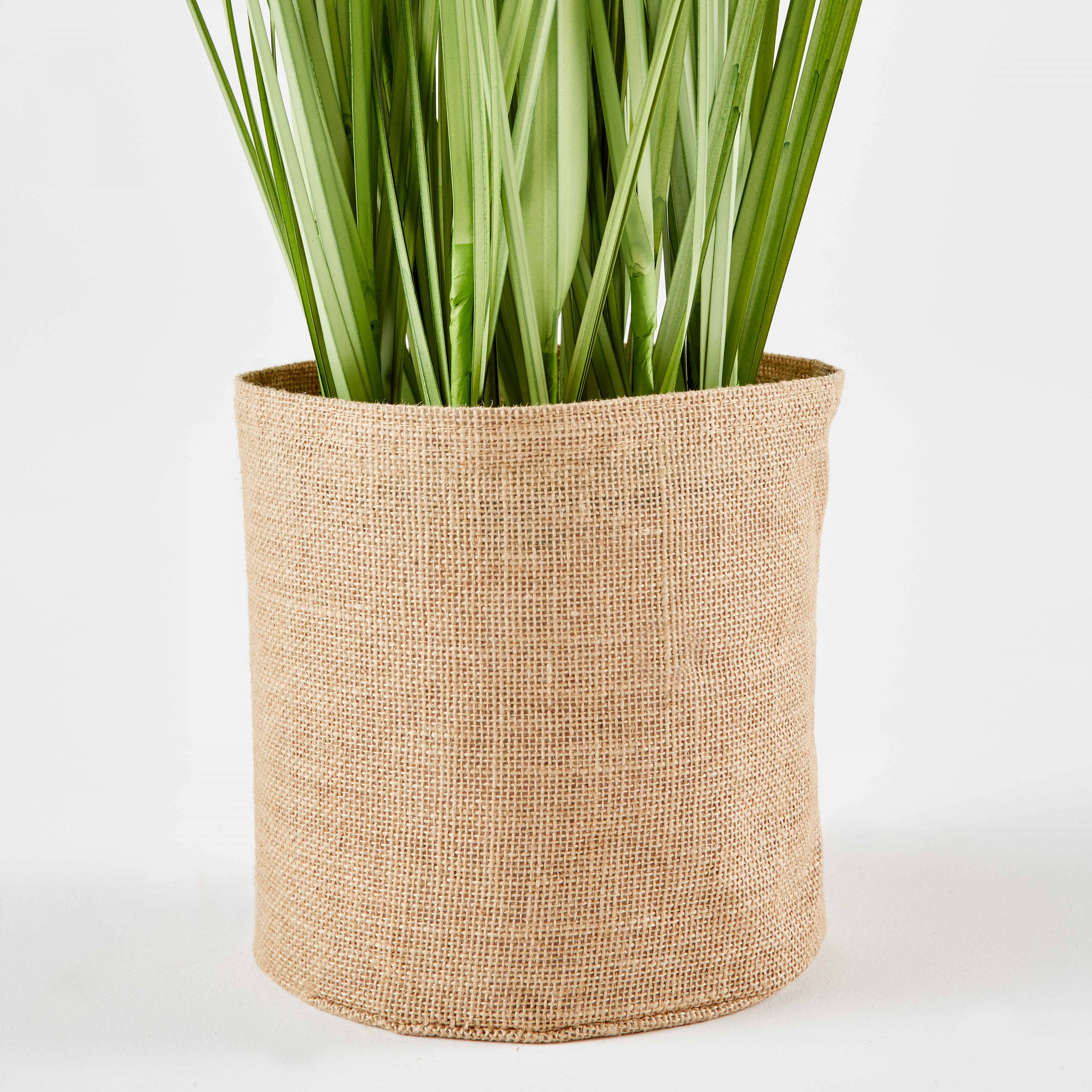 Oviala - Plante artificielle herbe folle en pvc vert - Oviala - Image 1