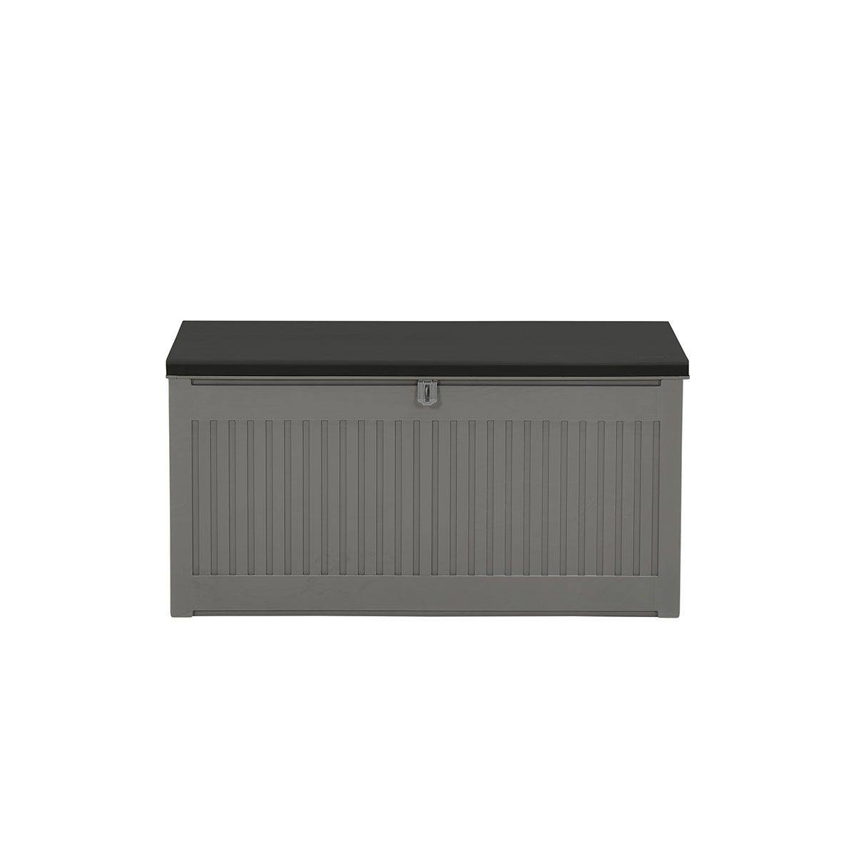Garden Impressions - Coffre à coussins Primo - plastique - 270L - 109x51,3x54,7 cm - gris foncé - noir - Image 5