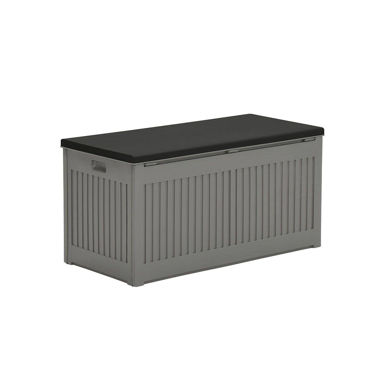 Garden Impressions - Coffre à coussins Primo - plastique - 270L - 109x51,3x54,7 cm - gris foncé - noir - Image 3