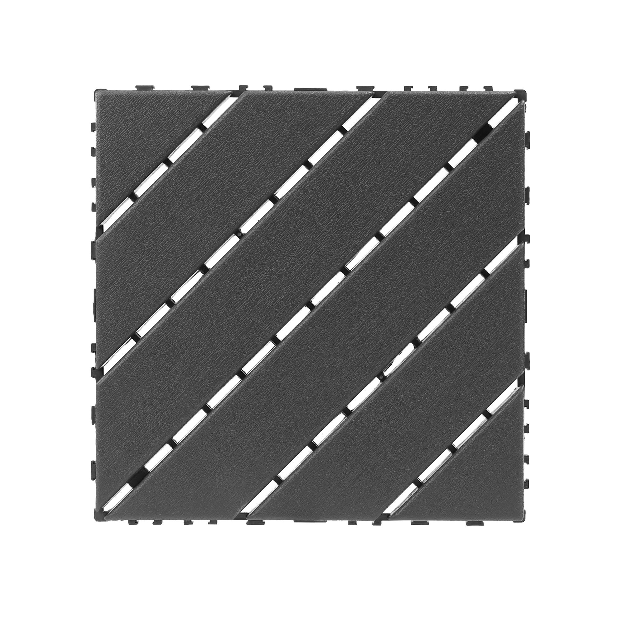 PANGIVO - Dalle de terrasse polypropylène gris 30 x 30 x 2 cm - PANGIVO - Image 6
