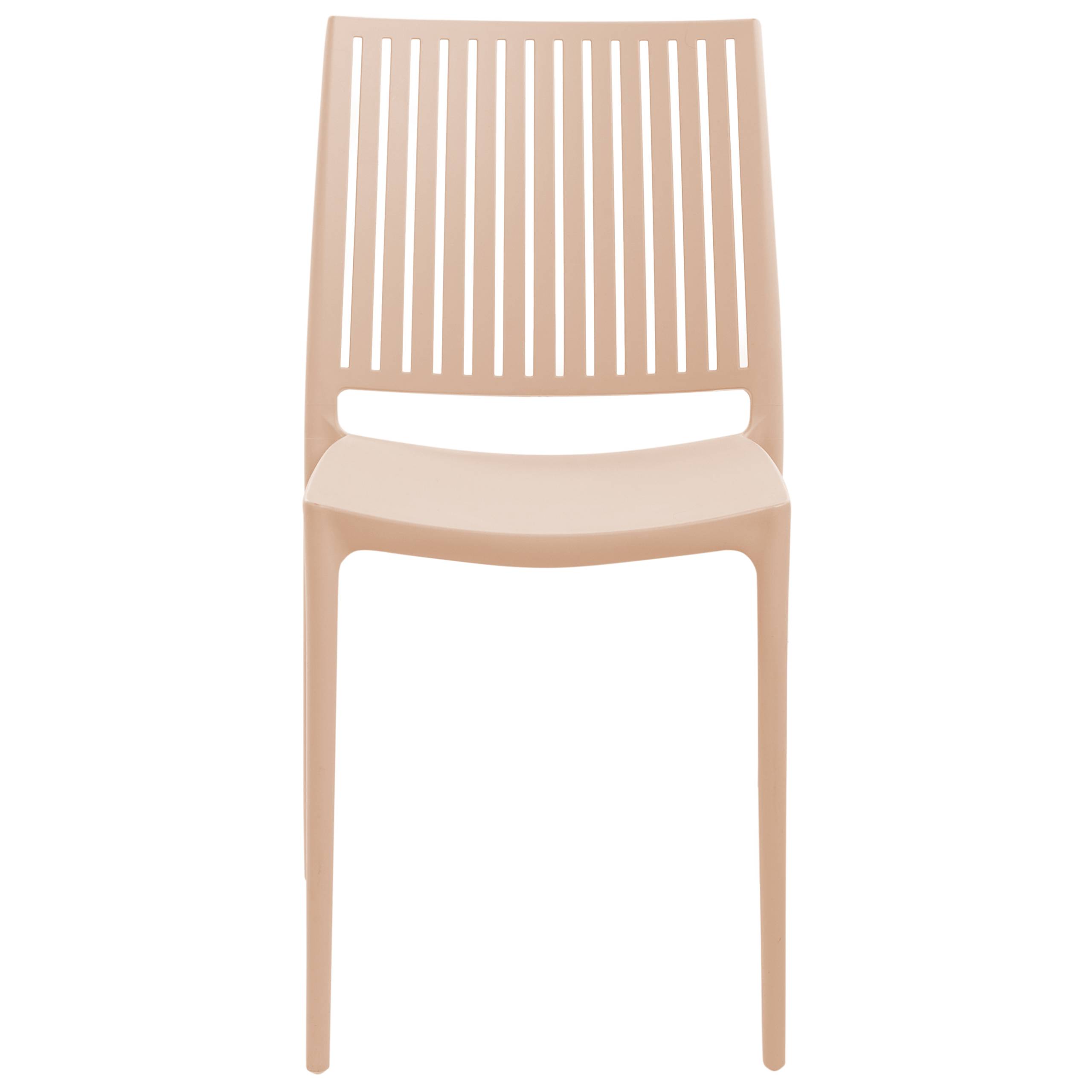 Beliani - Chaise de jardin Polypropylène Beige ILLUMANI - Beliani - Image 6