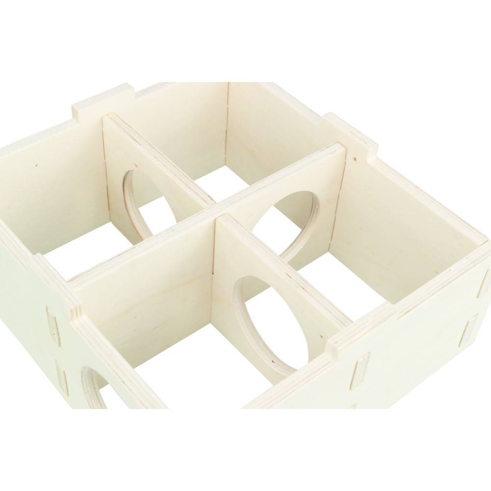 Trixie - Maison emboitable 4 chambres 30 × 12 × 30 cm pour grands hamsters, dègues - Image 7