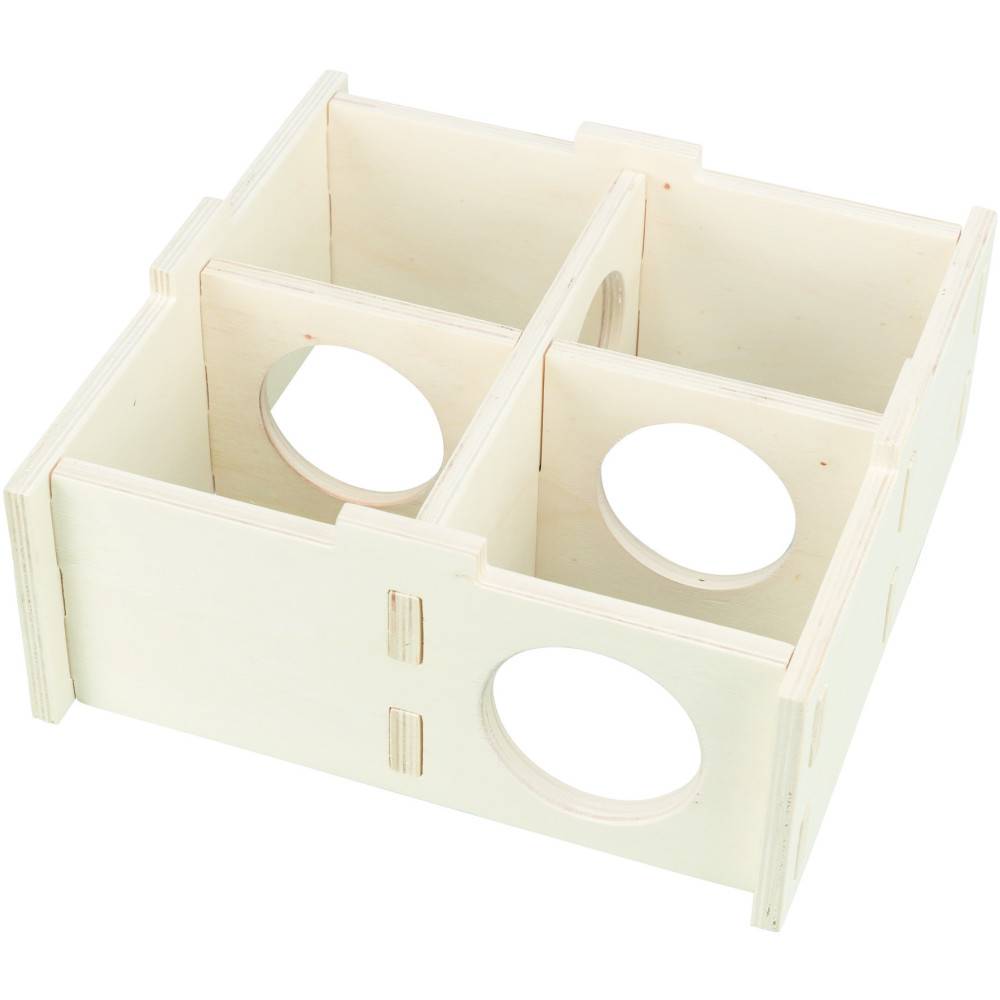 Trixie - Maison emboitable 4 chambres 30 × 12 × 30 cm pour grands hamsters, dègues - Image 8