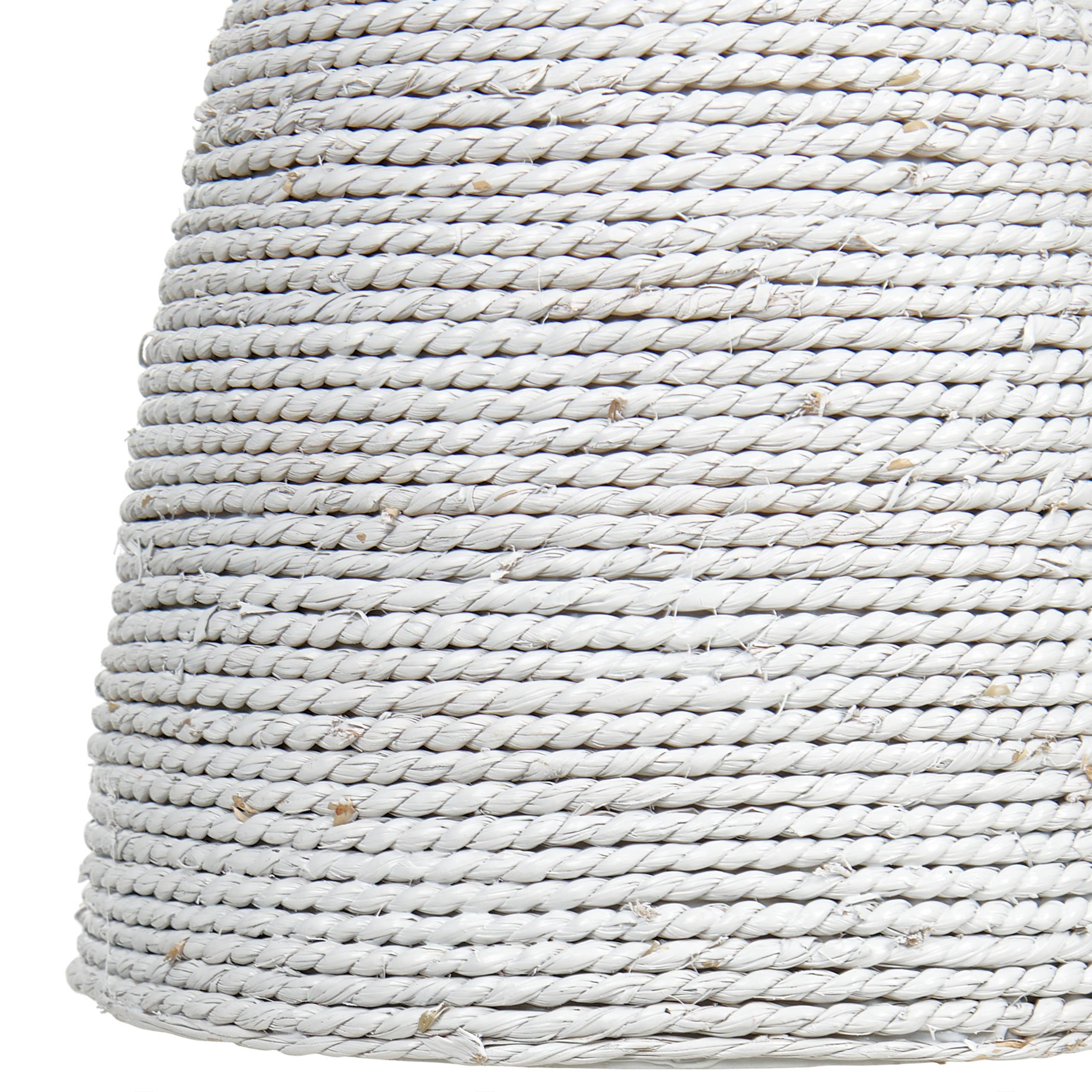 Beliani - Lampe suspension Paille Blanc ENDRICK - 55x55x120- Beliani - Image 6