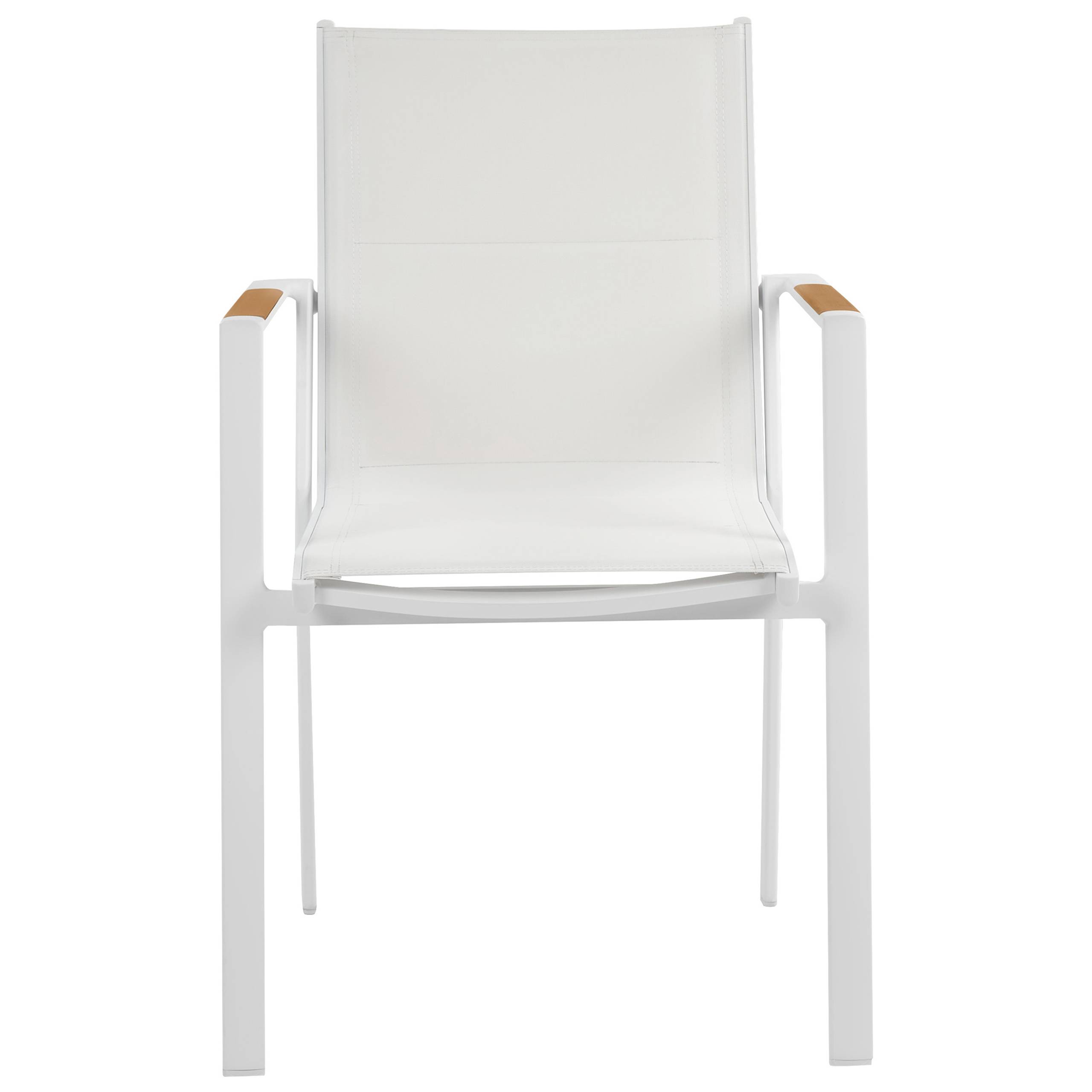 Beliani - Set de salle à manger, 4 Personnes Aluminium Blanc MALETTO/BUSSETO - Beliani - Image 7