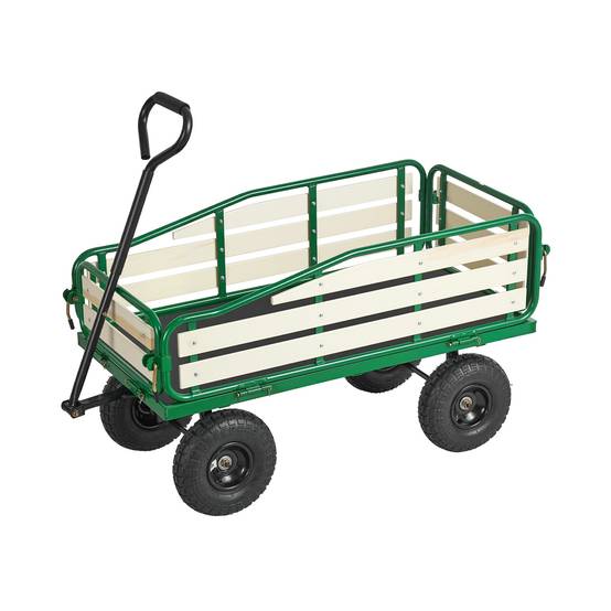 VEVOR Chariot à Tirer Enfants 102 cm Panneaux en Bois Capacité de Charge 150 kg - Image 1