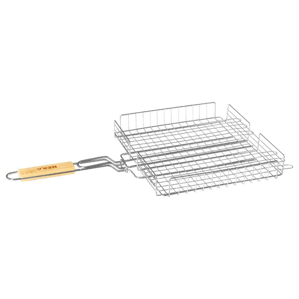 Hesperide - Grille de barbecue rectangulaire panier 34x31cm Hespéride - Image 1