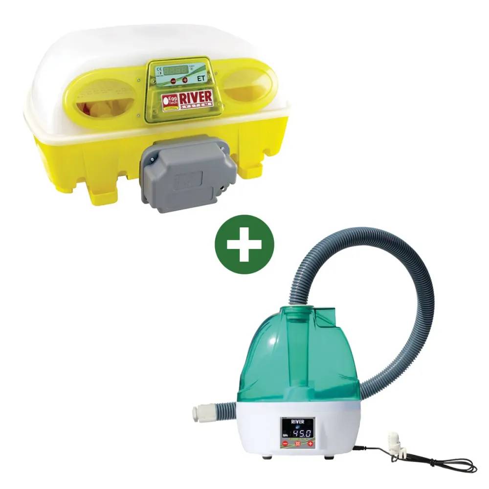 Couveuse automatique Egg Tech 49 Biomaster River Systems avec humidificateur Nebula River Systems - Image 1
