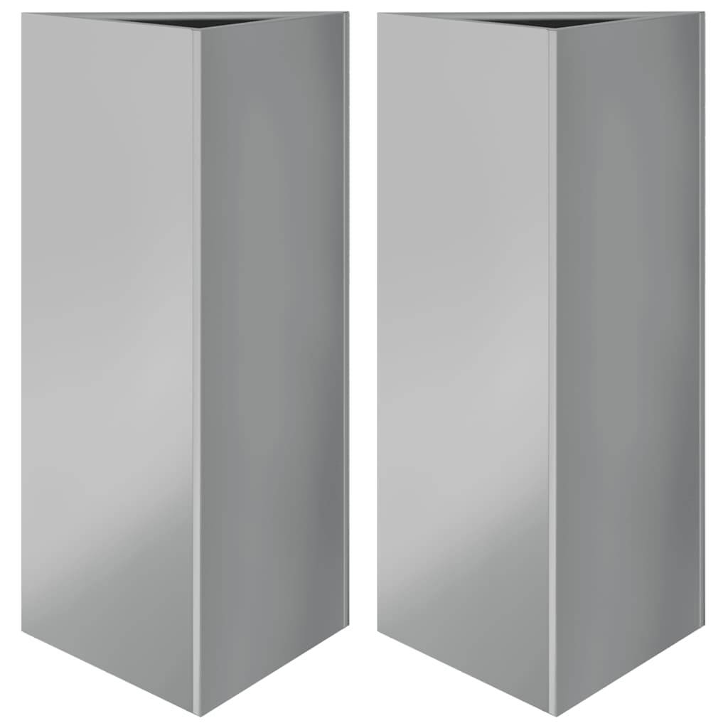 Support pot & bac acier argent  40 x 34,5 x 75 cm  - Prolenta premium p353.5 - Image 1
