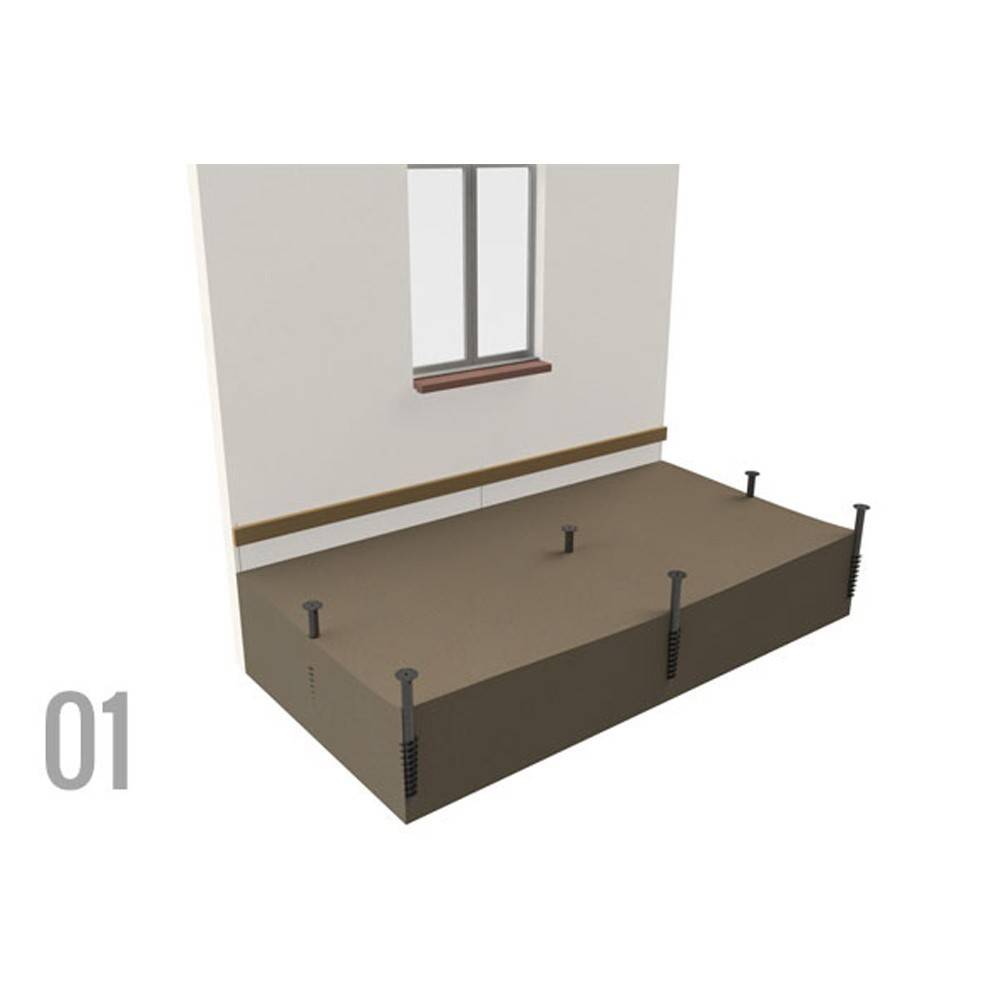 Decklinea - Vis de Fondation SPIRAL - Pour Terrasse - Hauteur : 150 cm - Support en L inclus - Fixation Sans Beton - Image 7