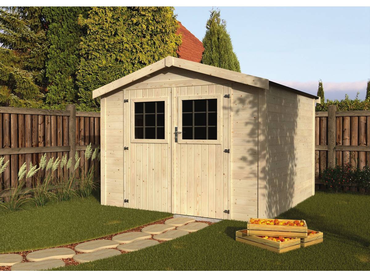 Decor et Jardin - Abri Jardin Bois "turenne" - 7.43 M² - 2.70 X 2.75 X 2.23 M - 28 Mm -decor Et Jardin - Image 2