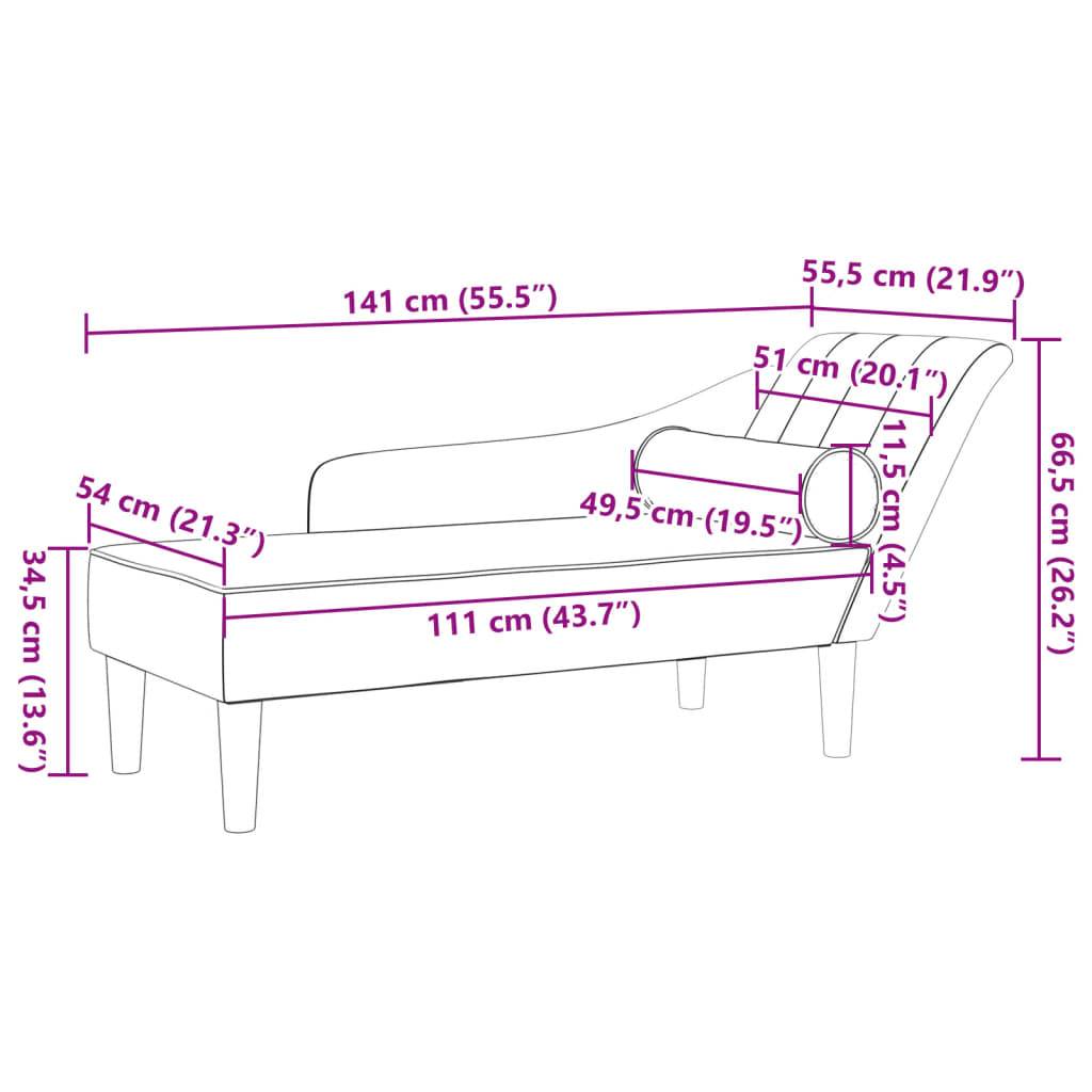 Maison Chic - Chaise longue | Transat | Bain de soleil avec coussins rose velours - Image 8